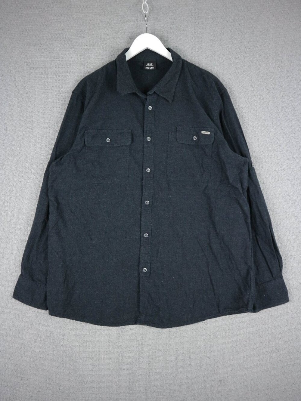 Oakley 100% Cotton Fuzzy Button Up Longsleeve Shirt Mens XXL